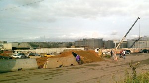 zone industrielle à Douala