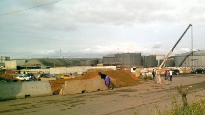 photo : franck stéphane ndzomga zone industrielle à Douala